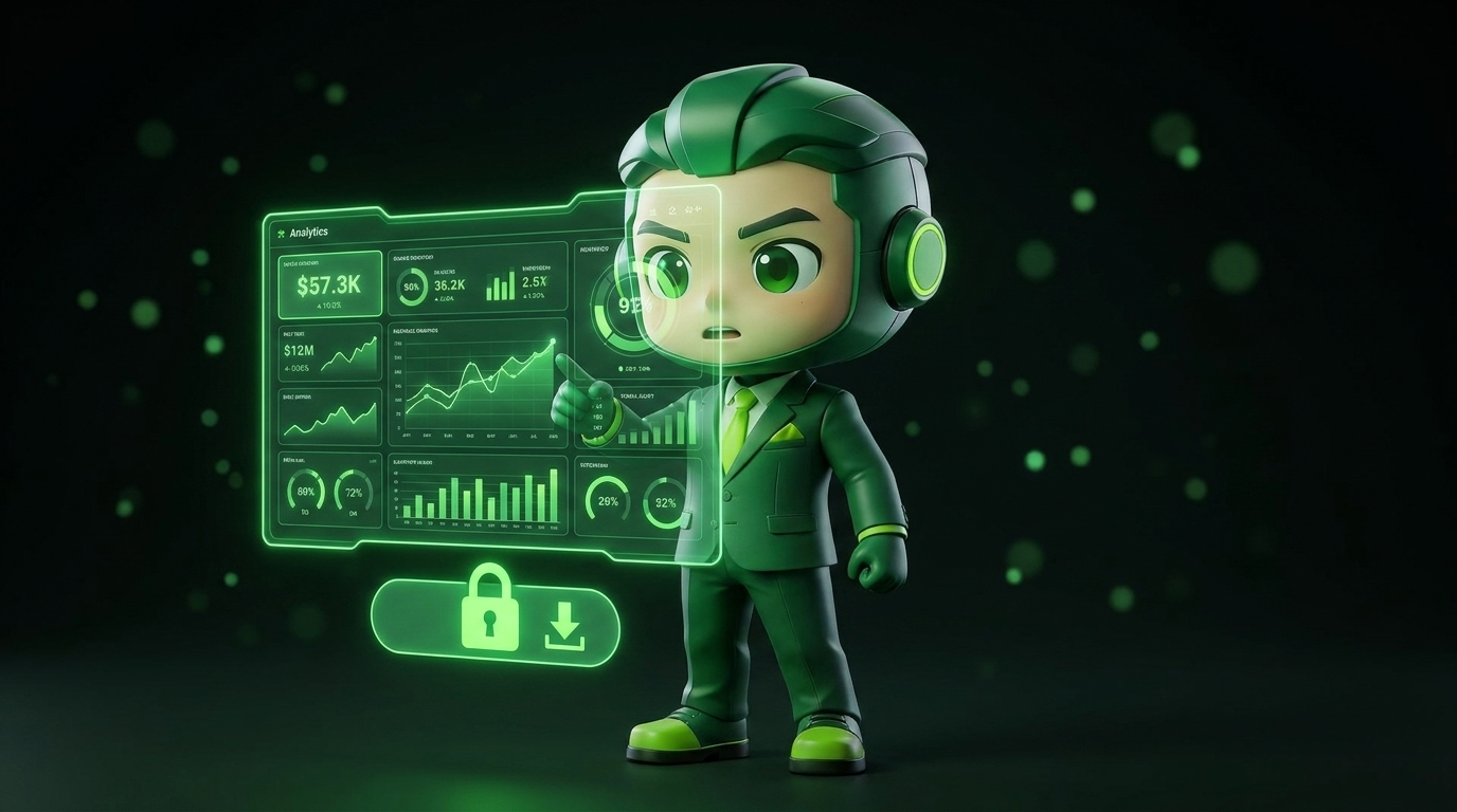 Fewpips mascot pointing at a dashboard with a locked withdrawal button