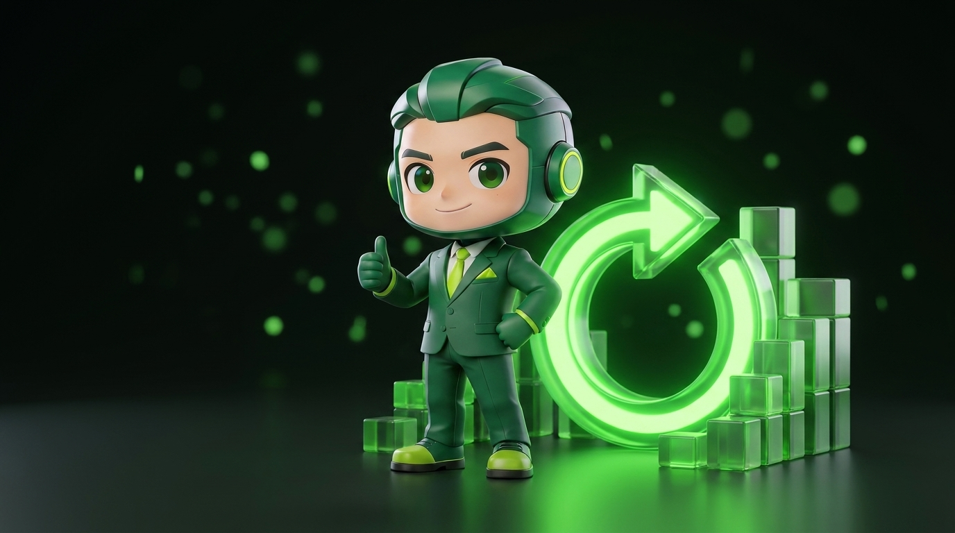 Fewpips mascot beside a reset arrow and add-on blocks